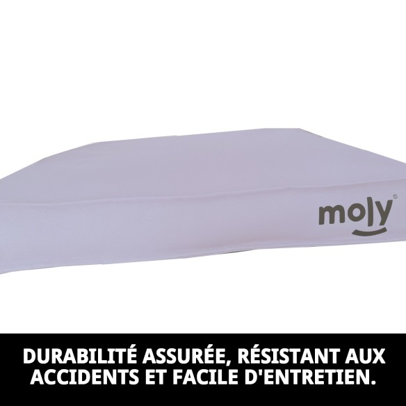 Matelas Waterproof Gris T-2 90x60x10 pour Animaux Confortable