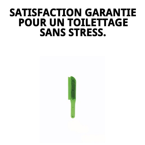 Brosse en silicone multi-usages pour chiens et chats 26 cm