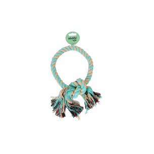 Mordeur Interactif Rond pour Chiens - Jouet en Corde