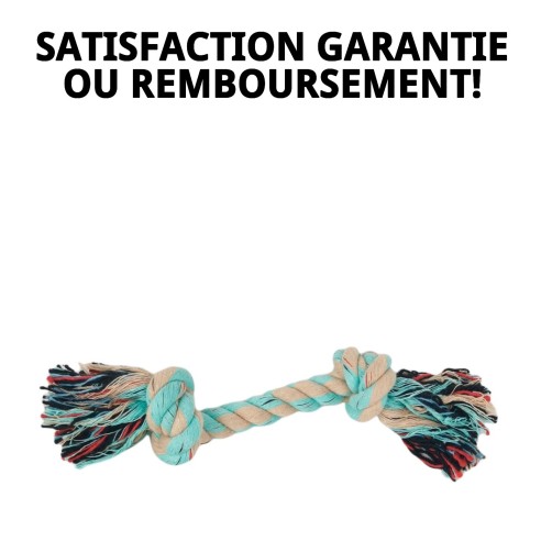 Mordeur en Sisal Avocat 2 Nœuds : Amusement et Soin Dentaire