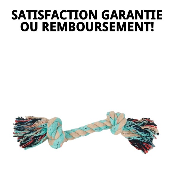 Mordeur en Sisal Avocat 2 Nœuds : Amusement et Soin Dentaire