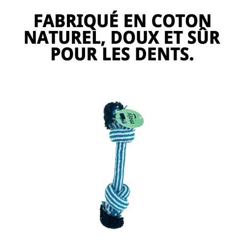 Mordeur Bonn Navy 25 cm : Jouet idéal pour chiots.