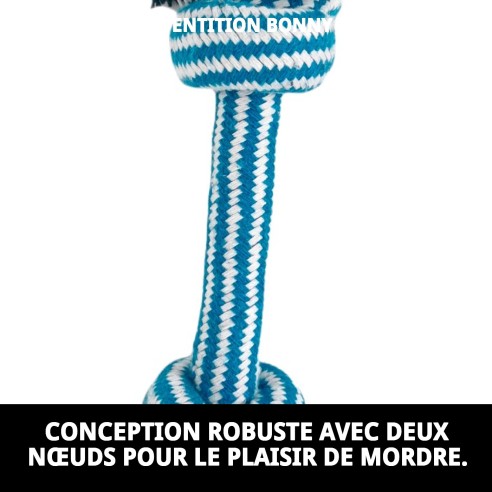 Mordeur Bonn Navy 25 cm : Jouet idéal pour chiots.