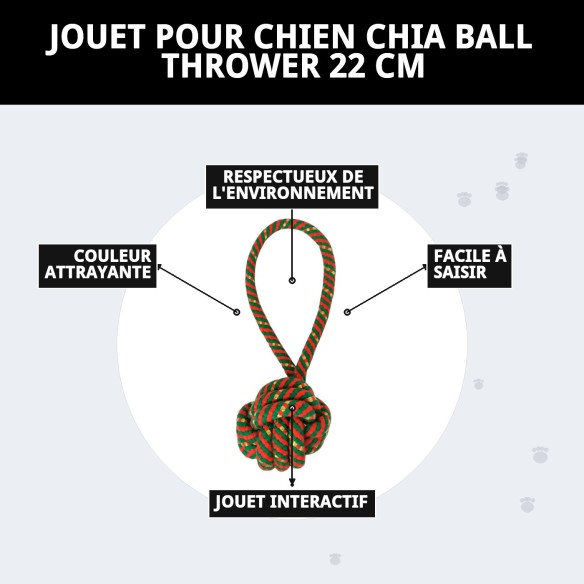 Jouet Lanceur de Balle Chia pour Chiens - 22 cm