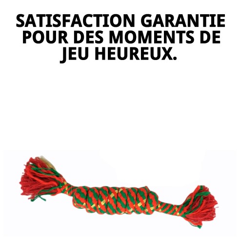 Mordeur 2 Nœuds Chía 15 cm : Amusement et santé pour votre chien