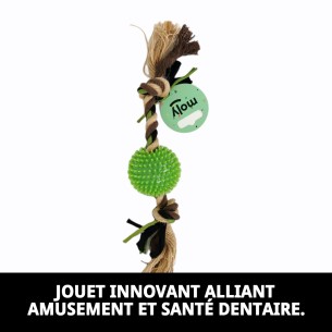 Mordeur Nettoyeur de Gencives TPR AnimalPrint pour Chiens 2