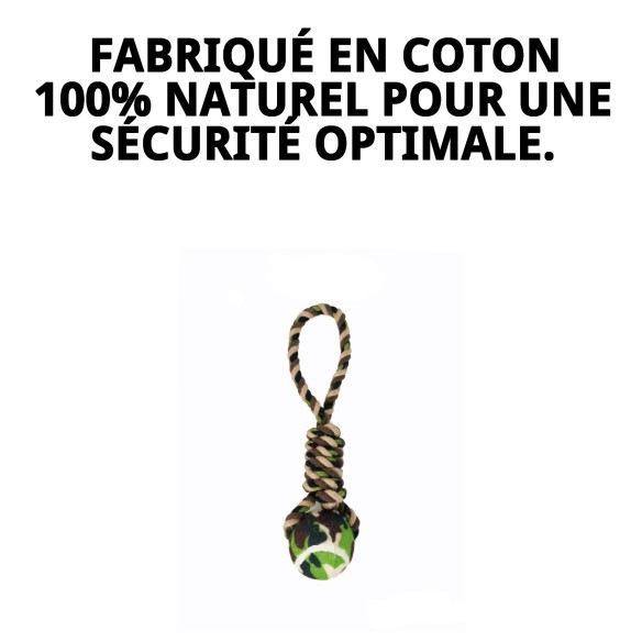 Mordeur en forme de balle Animalprint 33 cm pour chiens heureux.