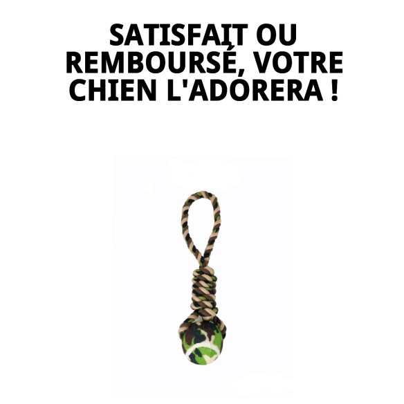 Mordeur en forme de balle Animalprint 33 cm pour chiens heureux.