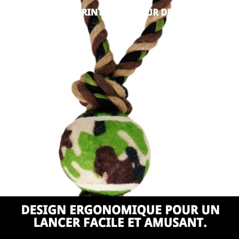 Lanceur Sisal Animalprint 33 : Amusement et Santé pour Chiens