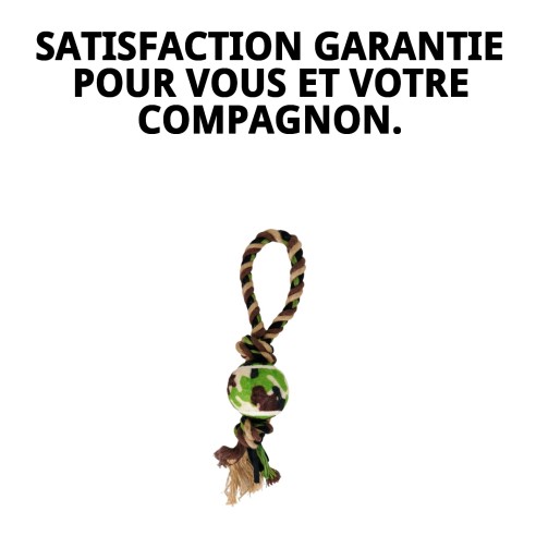 Lanceur Sisal Animalprint 33 : Amusement et Santé pour Chiens