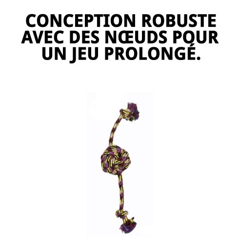 Jouet Quadruple Trendy en Coton 32 cm pour Chiens