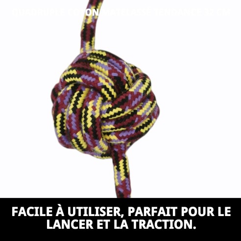 Jouet Quadruple Trendy en Coton 32 cm pour Chiens