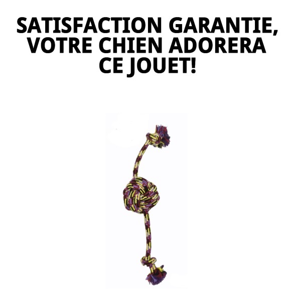 Jouet Quadruple Trendy en Coton 32 cm pour Chiens