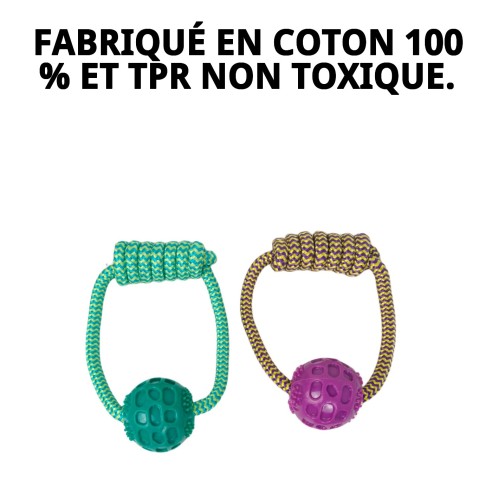 Mordeur TPR Rond Dior Pet : Amusement et Santé Dentaire