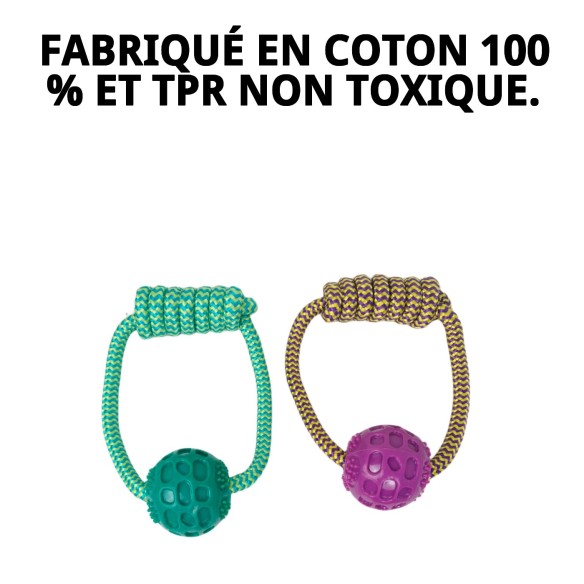 Mordeur TPR Rond Dior Pet : Amusement et Santé Dentaire