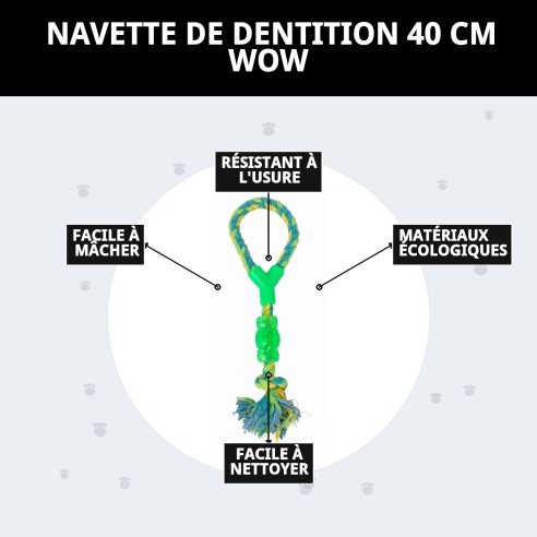 Mordeur Lanceur 40 cm : Amusement et Santé pour votre Chien