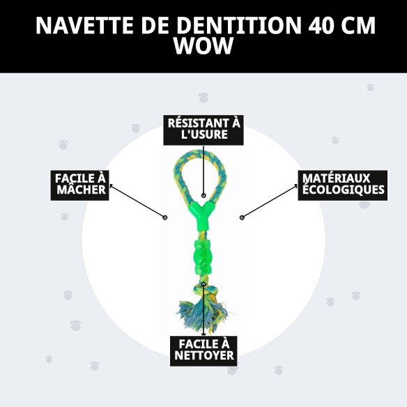 Mordeur Lanceur 40 cm : Amusement et Santé pour votre Chien