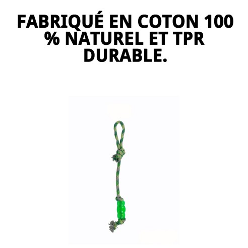 Lanceur TPR/Coton 50 cm pour chiens - Amusement et soin