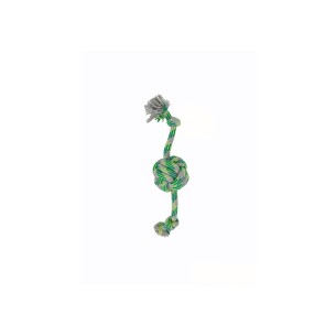 Mordeur en forme de balle pour chiens 100% coton - Jouet amusant