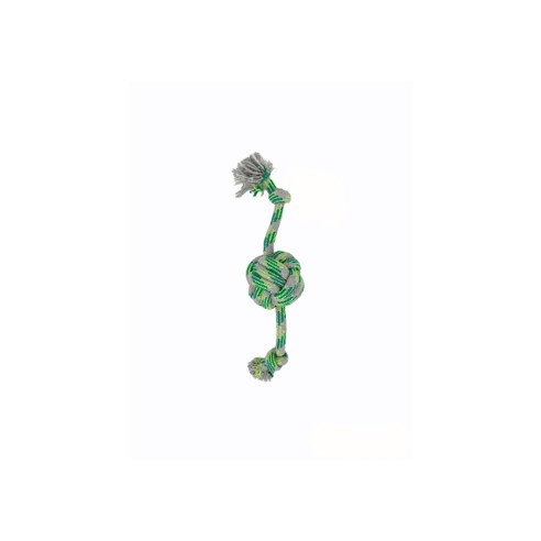 Mordeur en forme de balle pour chiens 100% coton - Jouet amusant