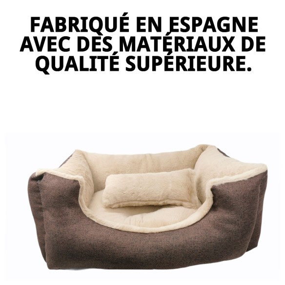Cuna Douce Collection Marron T-2 pour Chiens et Chats