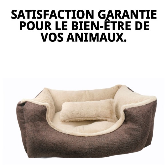 Cuna Douce Collection Marron T-2 pour Chiens et Chats
