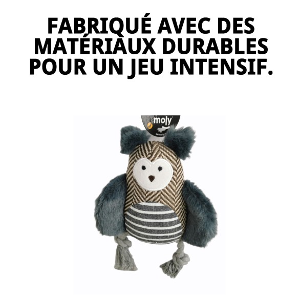 Jouet pour Chien Hibou 22 cm - Amusement Garanti