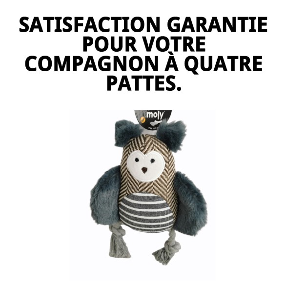 Jouet pour Chien Hibou 22 cm - Amusement Garanti