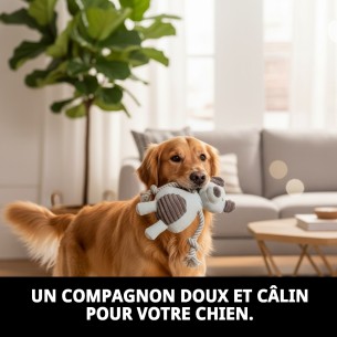 Peluche pour Chien Willy 26 cm - Amusement et Confort 2