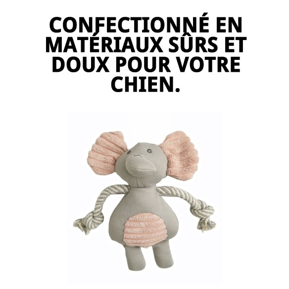 Peluche pour Chien Dumbo 25 cm - Compagnon Idéal pour Jouer