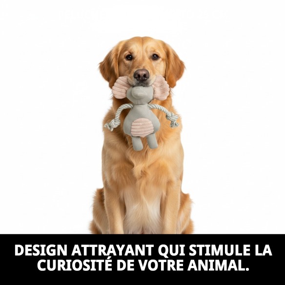 Peluche pour Chien Dumbo 25 cm - Compagnon Idéal pour Jouer