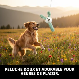 Peluche pour Chien Lapin 26 cm - Compagnon Idéal pour votre Animal de Compagnie 2