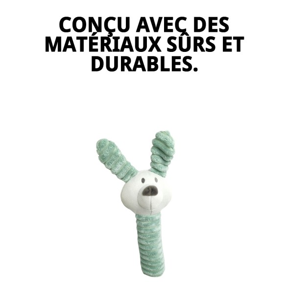 Peluche pour Chien Lapin 26 cm - Compagnon Idéal pour votre Animal de Compagnie