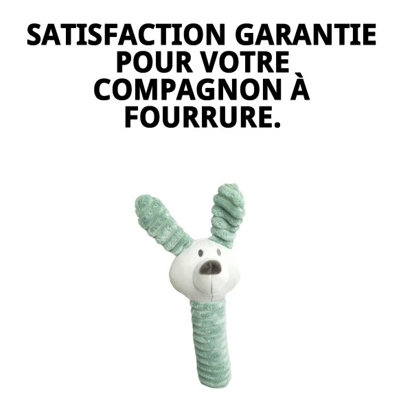 Peluche pour Chien Lapin 26 cm - Compagnon Idéal pour votre Animal de Compagnie