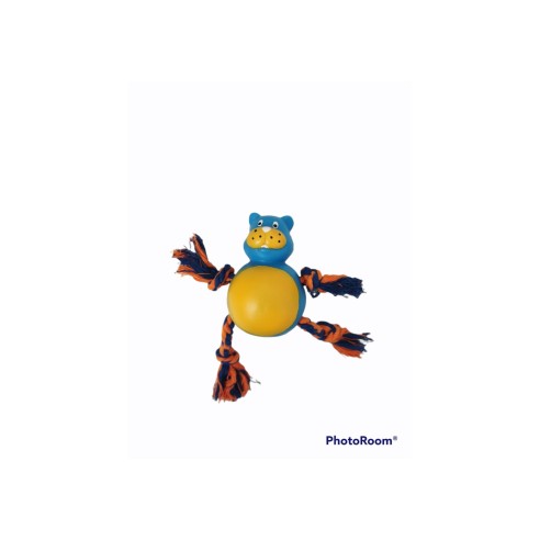 Jouet à Mordre Hippopotame pour Chiens - 21 cm Amusant