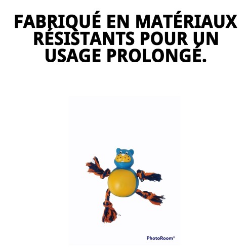 Jouet à Mordre Hippopotame pour Chiens - 21 cm Amusant