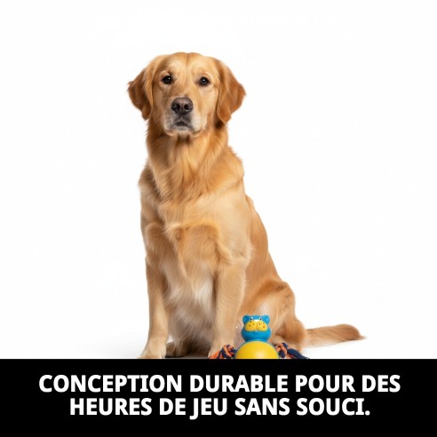 Jouet à Mordre Hippopotame pour Chiens - 21 cm Amusant