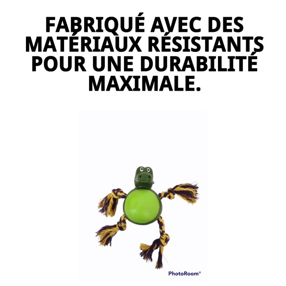 Jouet à Mordre pour Chien Crocodile 21 cm - Amusement Garanti