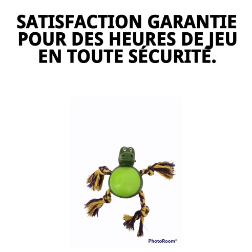 Jouet à Mordre pour Chien Crocodile 21 cm - Amusement Garanti