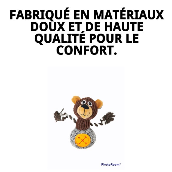 Peluche Chien 26 cm - Compagnon Idéal et Cadeau Parfait