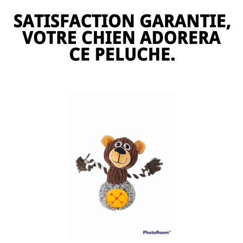 Peluche Chien 26 cm - Compagnon Idéal et Cadeau Parfait