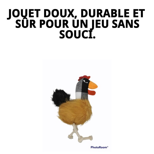 Peluches pour Chiens Corral 34 cm - Trois Textures Amusantes