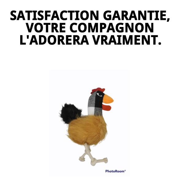 Peluches pour Chiens Corral 34 cm - Trois Textures Amusantes