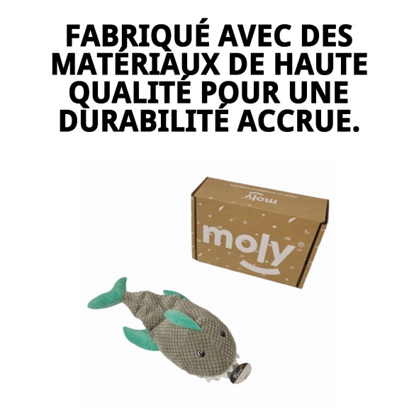 Peluches requin pour chiens 37 cm | Amusement garanti