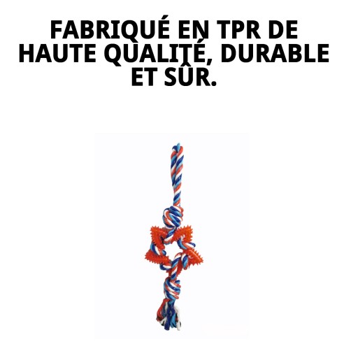 Lanceur Étoile Dentaire TPR 45cm : Joue et Prends Soin de Ton Animal de Compagnie