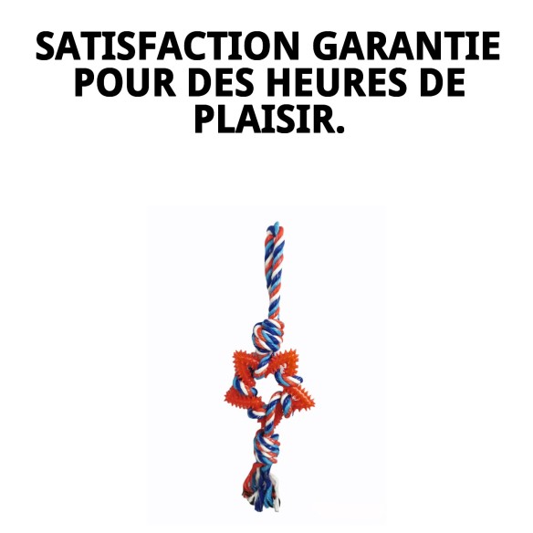 Lanceur Étoile Dentaire TPR 45cm : Joue et Prends Soin de Ton Animal de Compagnie