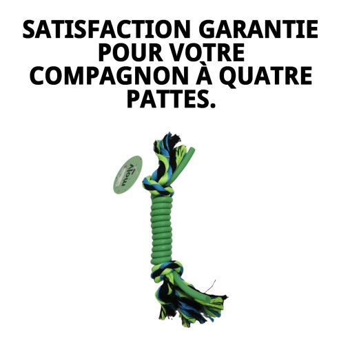 Mordeur en Silicone et Coton pour Animaux - 25 cm