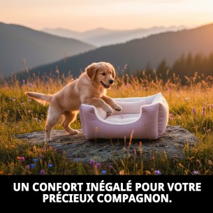 Coussin Rose Douce Nouvelle Collection T-3 75x63x24 cm pour Animaux de Compagnie 2