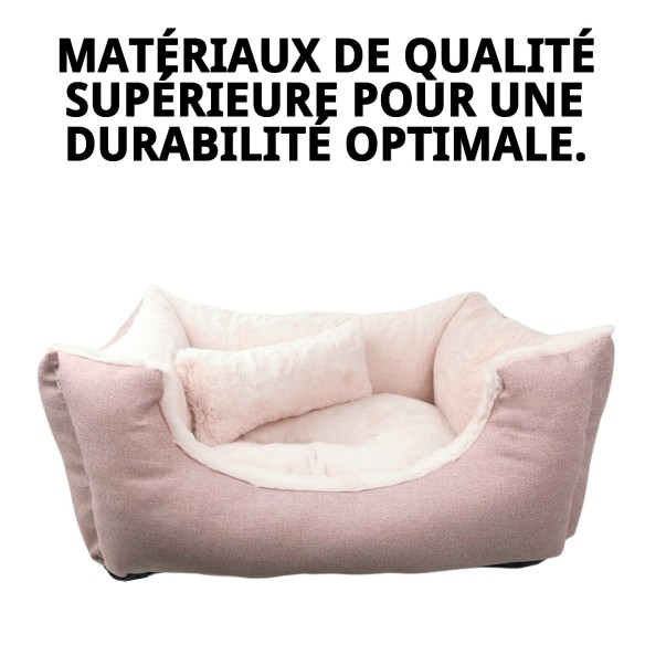 Coussin Rose Douce Nouvelle Collection T-3 75x63x24 cm pour Animaux de Compagnie