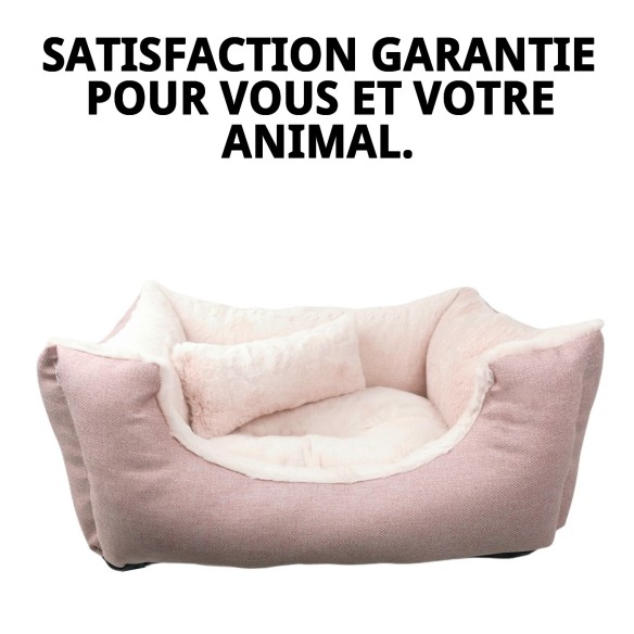 Coussin Rose Douce Nouvelle Collection T-3 75x63x24 cm pour Animaux de Compagnie